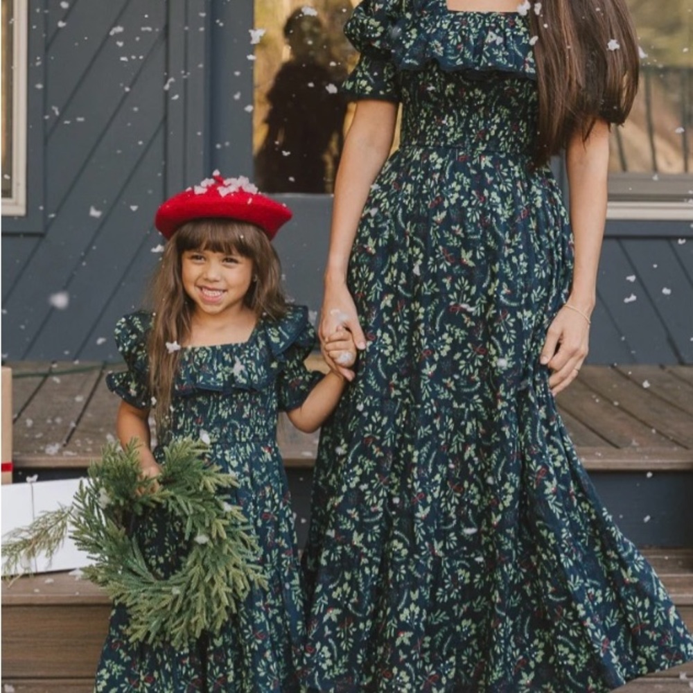 Ivy City Co Matching Mommy and Me dress (Baby 12-18 month, size S women’s dress)